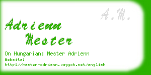 adrienn mester business card